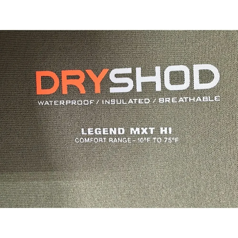 Dryshod Legend Mxt Round Toe Pull On Rain Mens Green Casual Boots Size 11-11.5